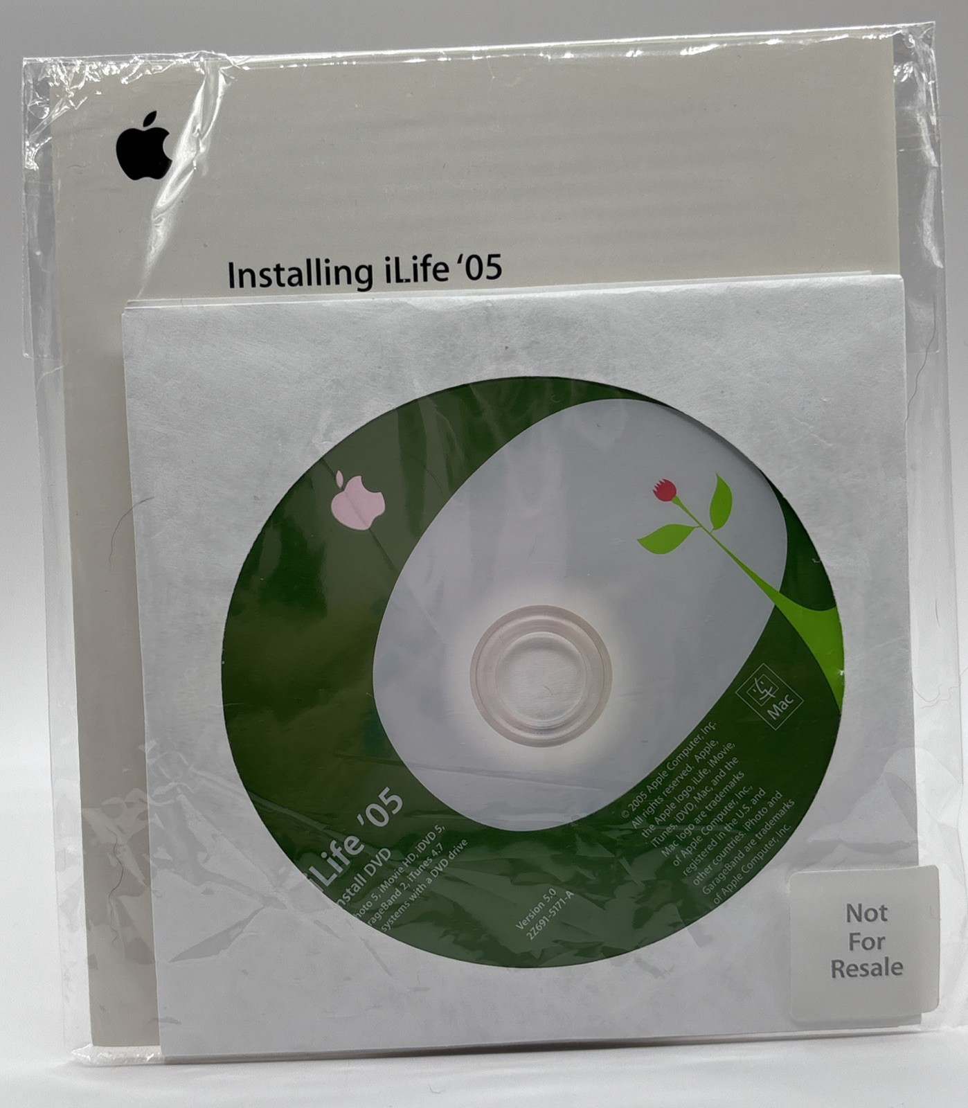 Apple iLife ’05 Install DVD And Install CD