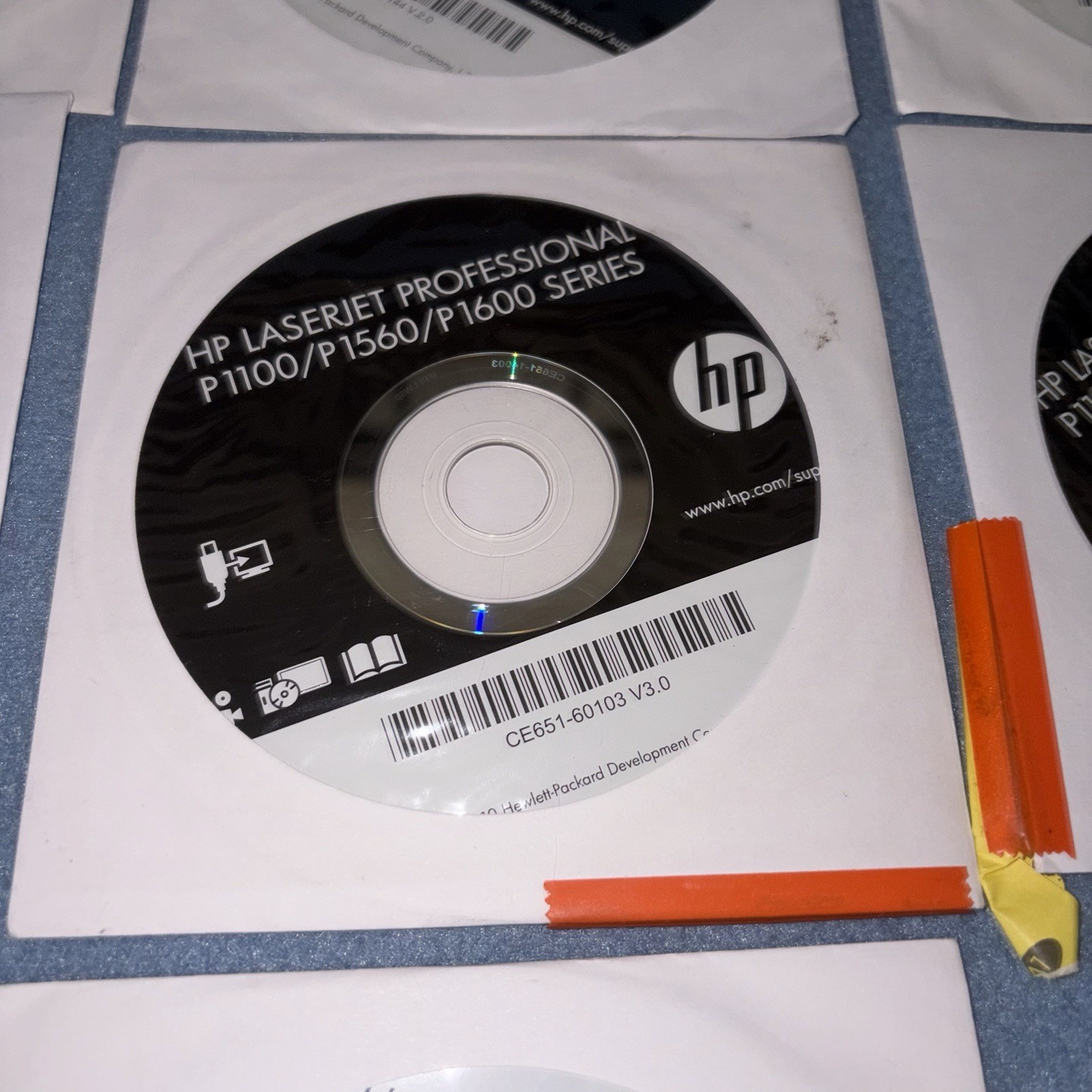 HP LASERJET PROFESSIONAL P1100 P1560 P1600 SERIES DRIVER E MANUAL CD-ROM