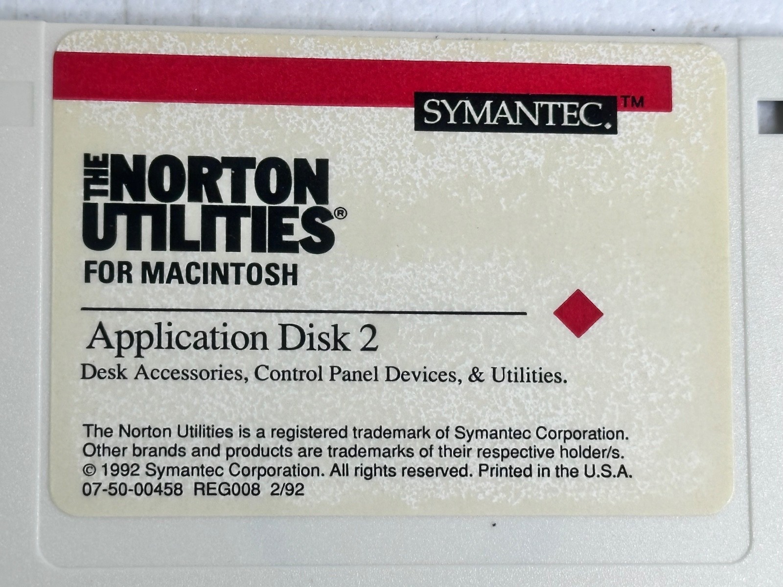 Symantec Norton Utilities Macintosh 2.0 Complete 6-Disk Set 3.5″ Floppies 1992