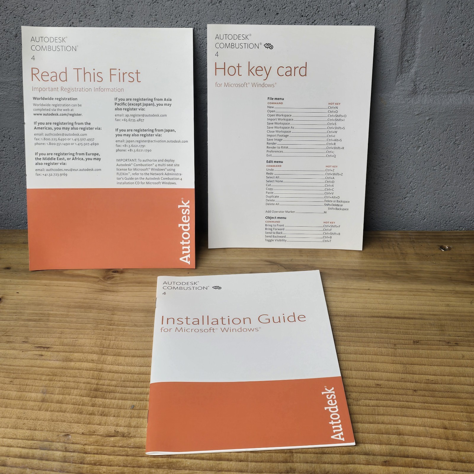 Autodesk Combustion 4 For Microsoft Windows W/ Serial Number And Paperwork