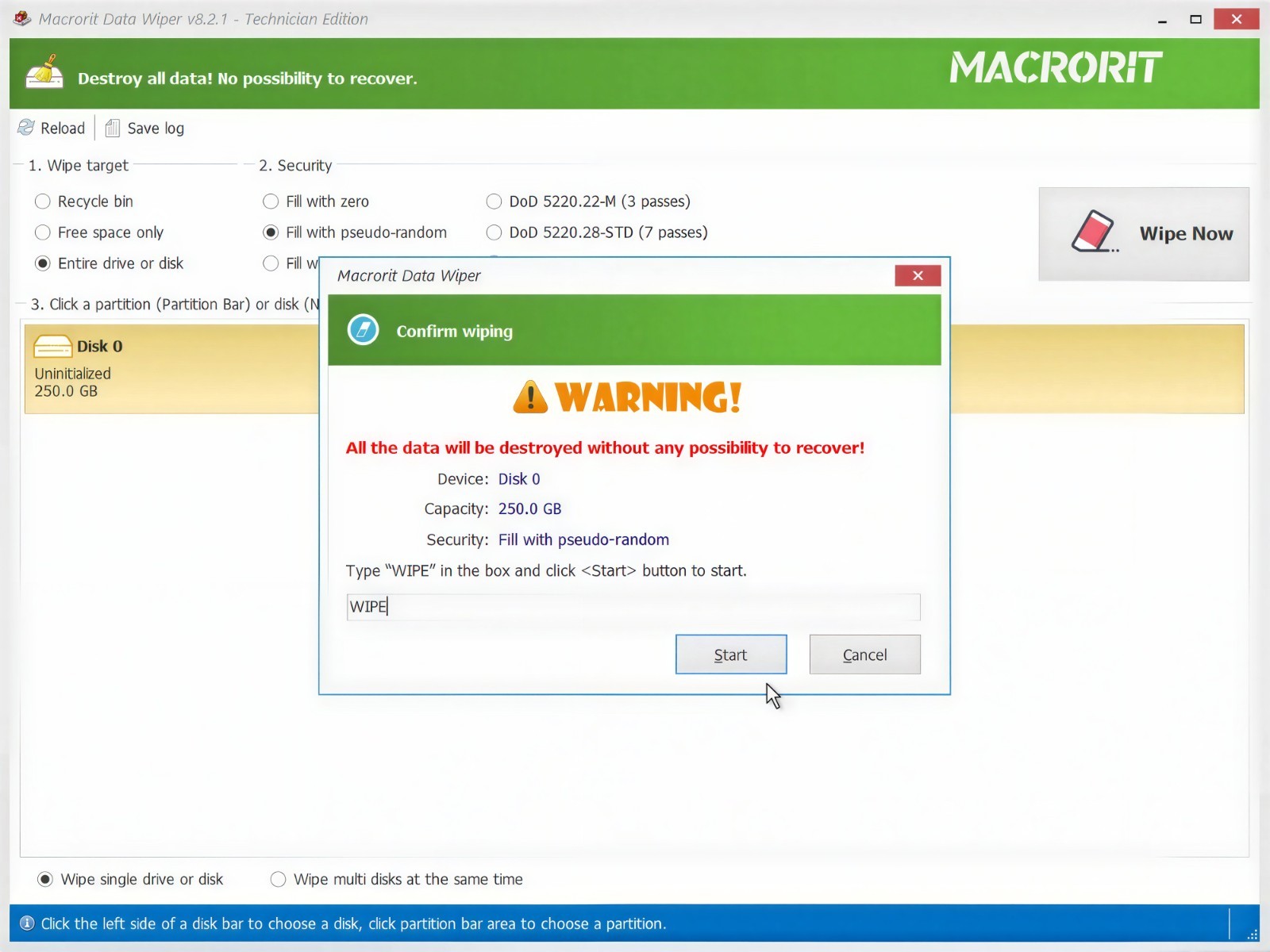 Macrorit Data Wiper Technician Edition Bootable DVD/USB