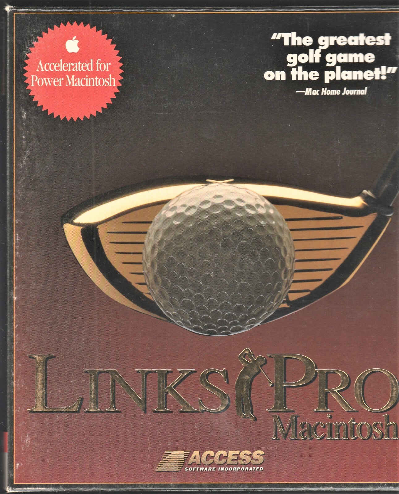 Links Pro Macintosh CD-Rom by ACCESS Software, Inc. 1994