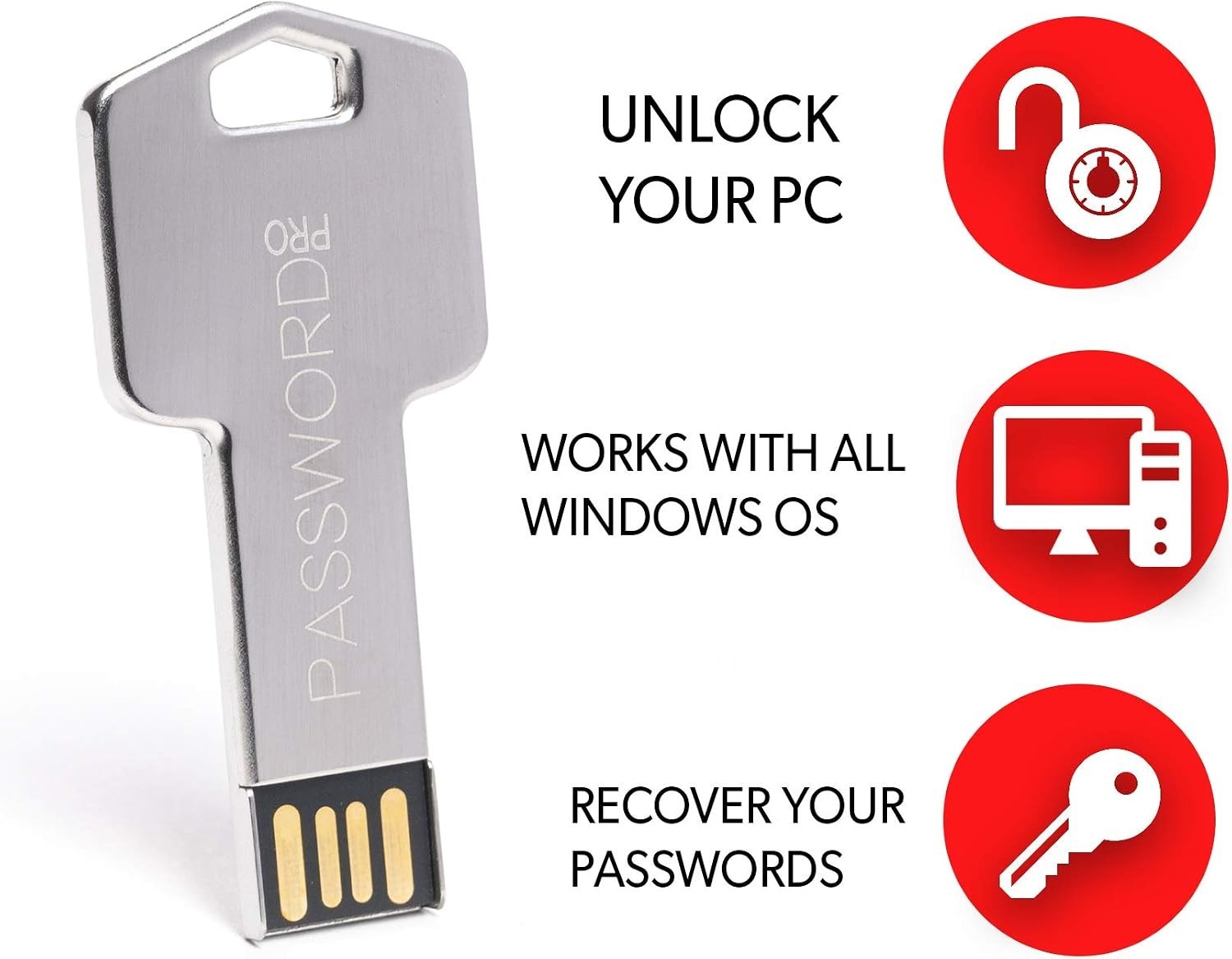 Password Reset Key Pro – USB 3.0 for Windows PCs”