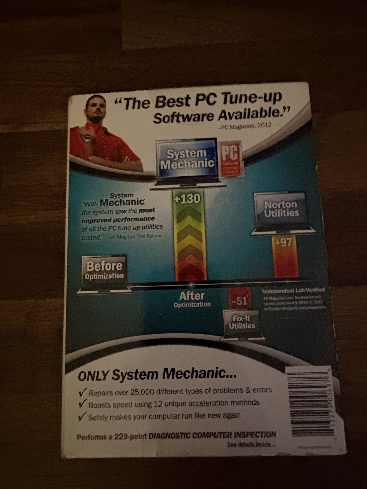 iolo System Mechanic System & Registry Optimization CD for Windows XP/Vista/7/8
