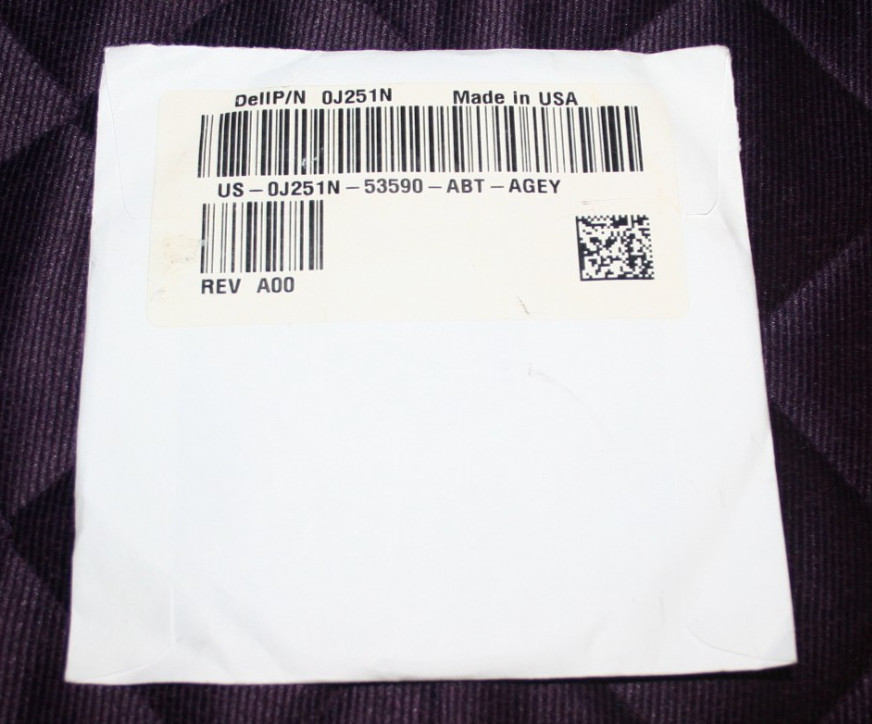 Brand New Genuine Dell Roxio Creator DE 10.3 PN J250N Dell P/N 0J251N