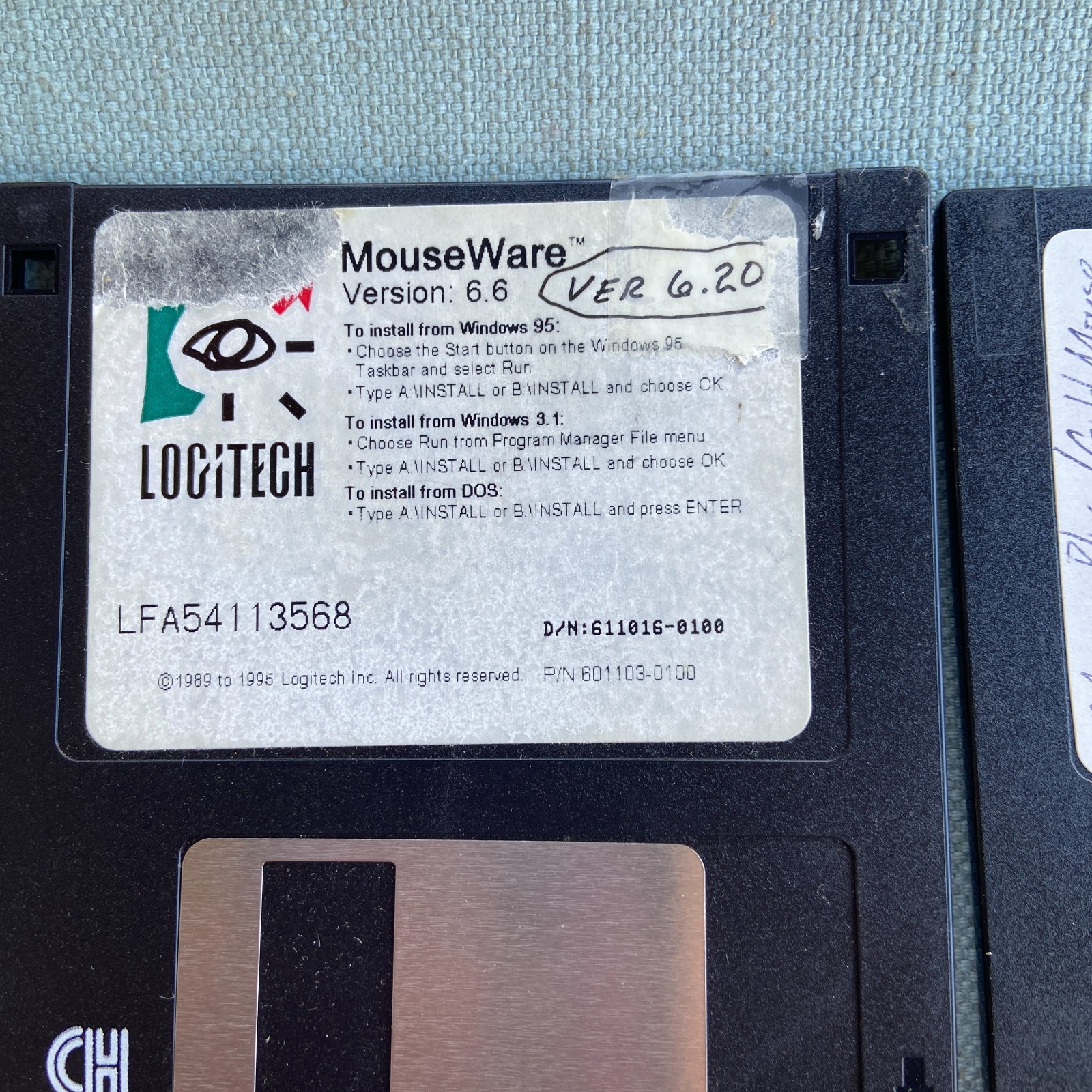 Computer Software Drivers Mouse Lot Microsoft Kensington Logitech OEM 1989 1988