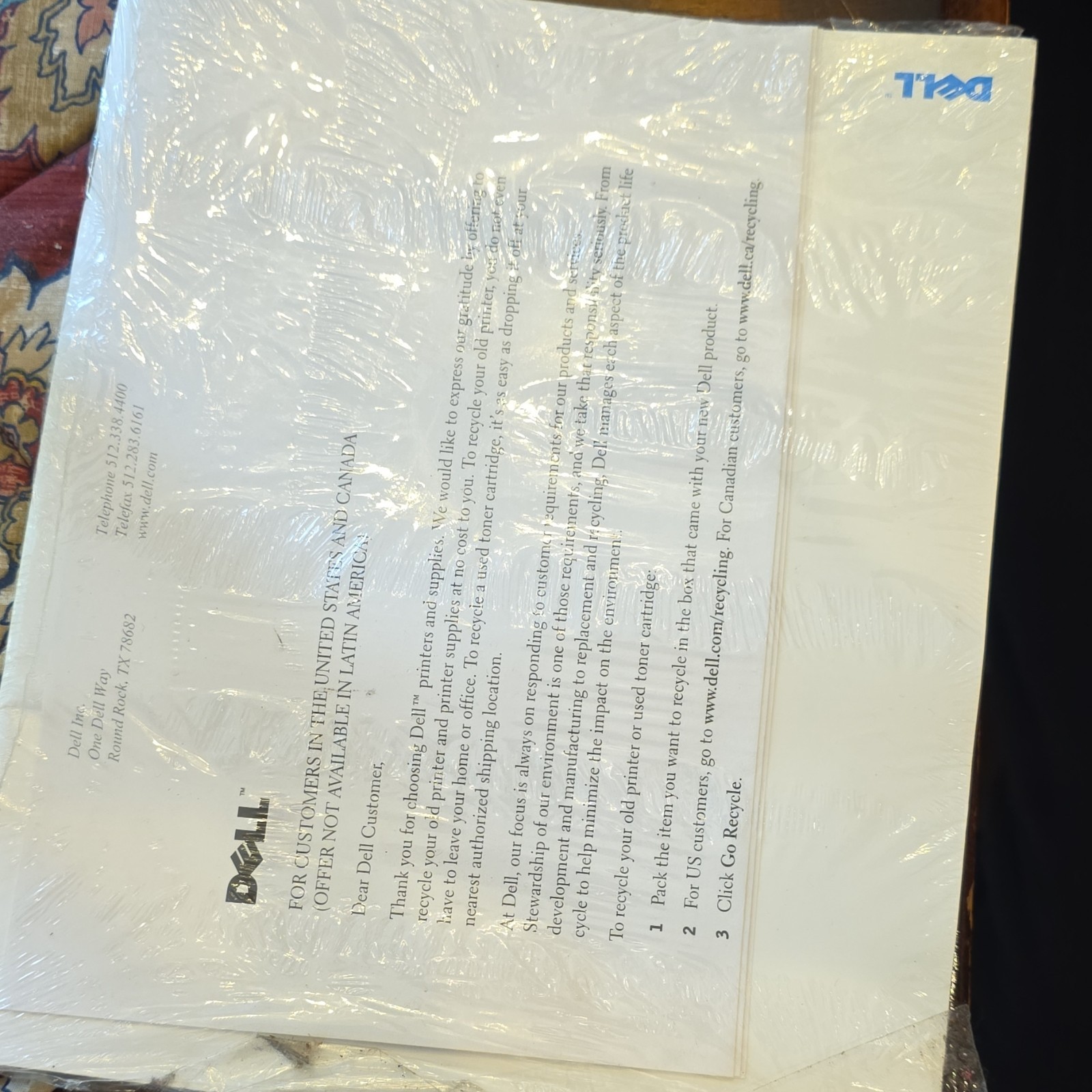 Dell Photo Printer 720 Drivers & Utilities Software CD Disc, MPN R5211