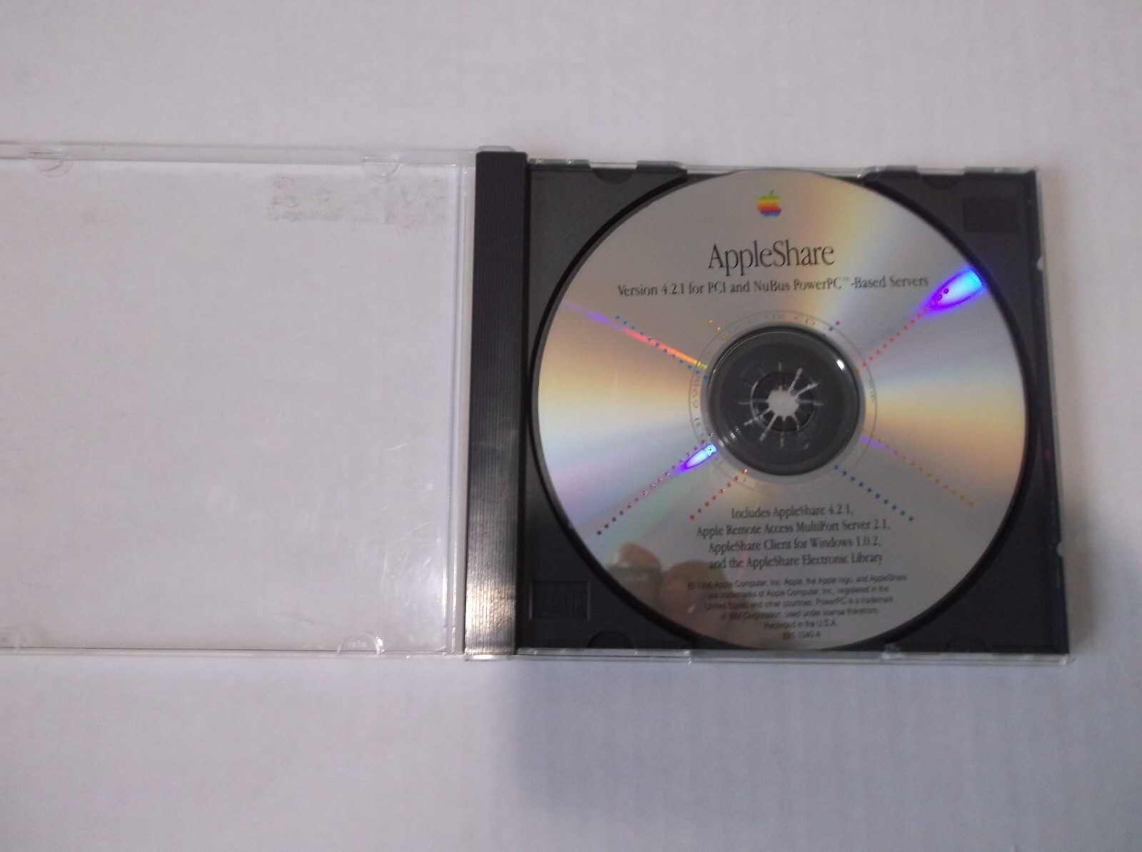 AppleShare Version 4.2.1 for PCI and PowerPC Servers (1996) Mac macintosh