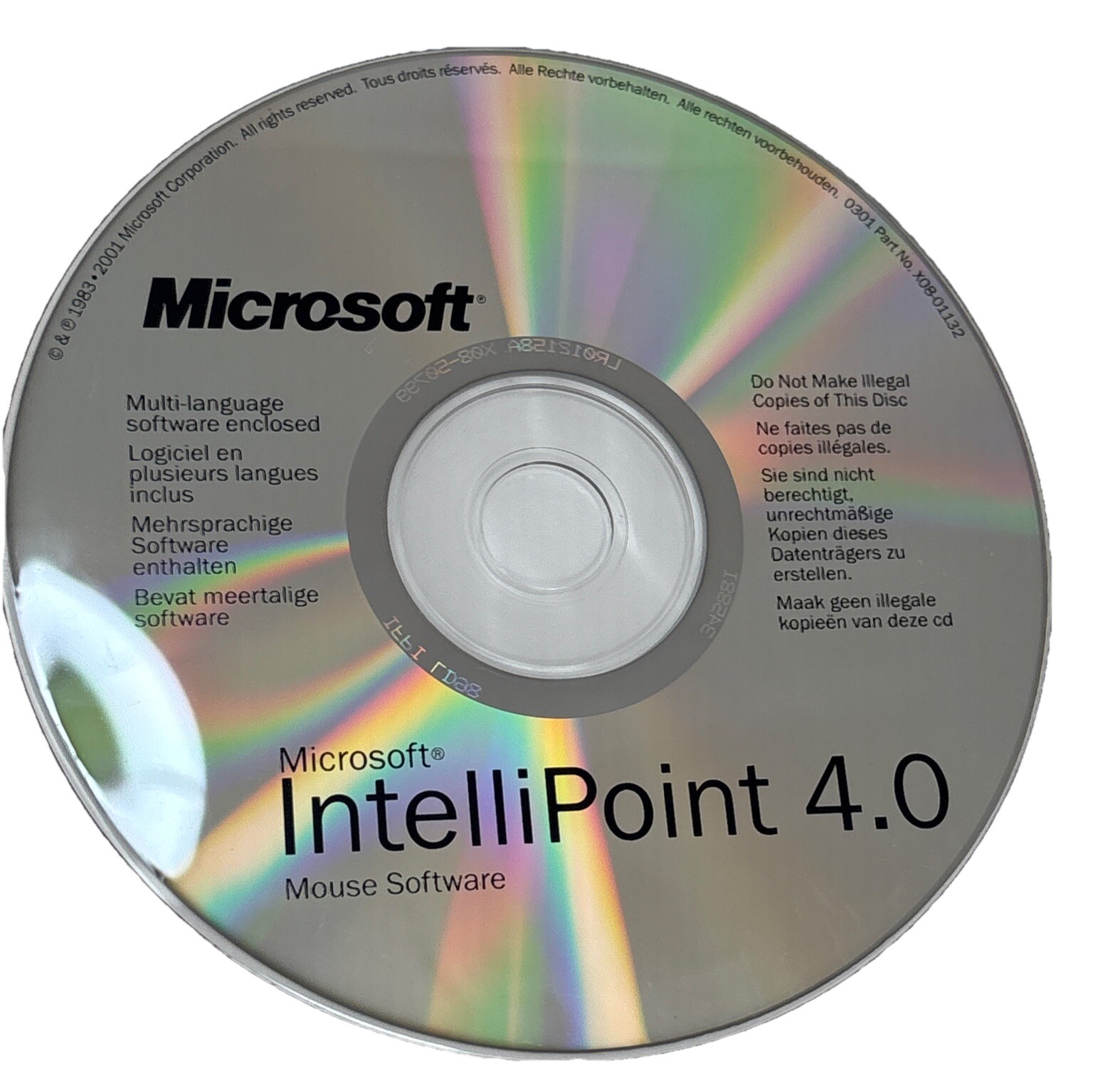Microsoft IntelliPoint 4.0 Mouse Software & Intellitype Pro Key Board Software