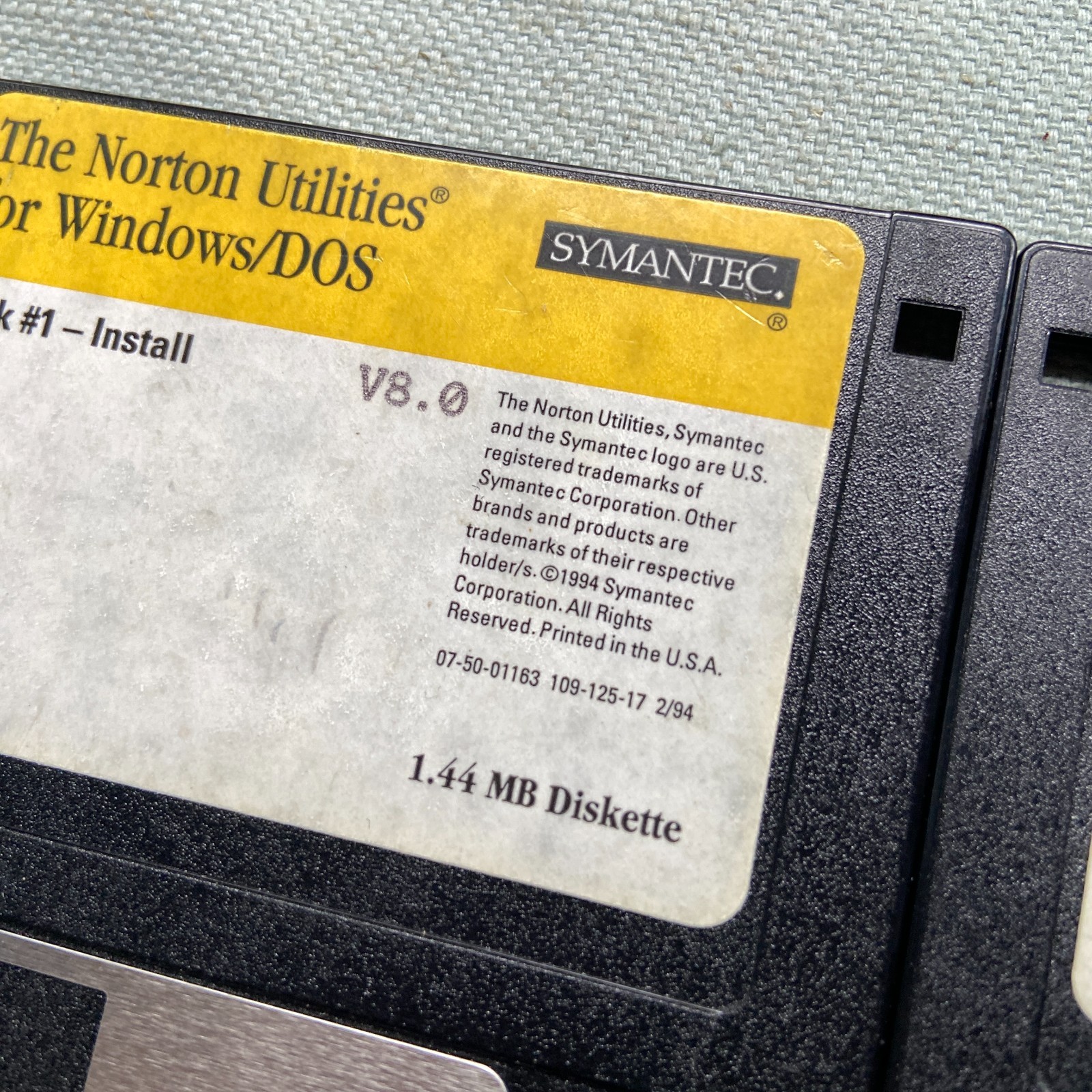 Vintage Software Lot 3.5” Norton Utilities 8.0 Symantec Quicken 5.0 DOS 1994 Win