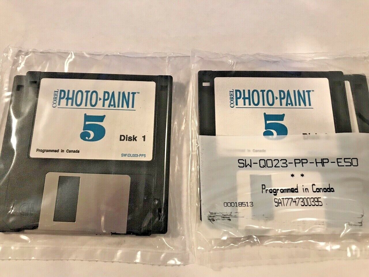 VINTAGE NEW SEALED 1995 COREL PHOTOPAINT VER 5 WINDOWS 3.1 SOFTWARE