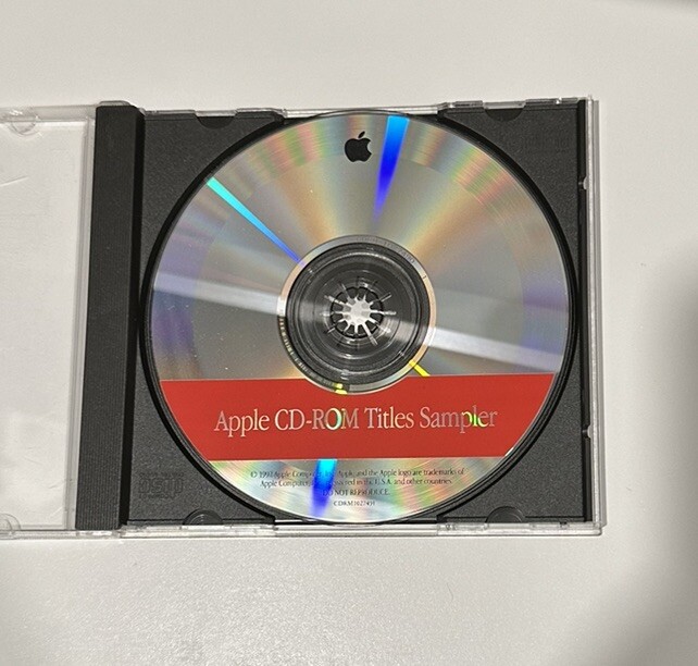 Apple CD-ROM Titles Sampler 1992 – RARE VINTAGE