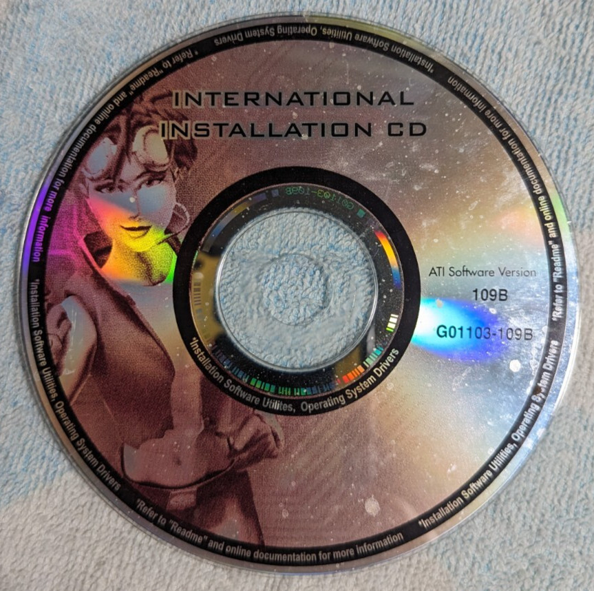 ATI International Installation CD – Software Release 109B – G01103-109B