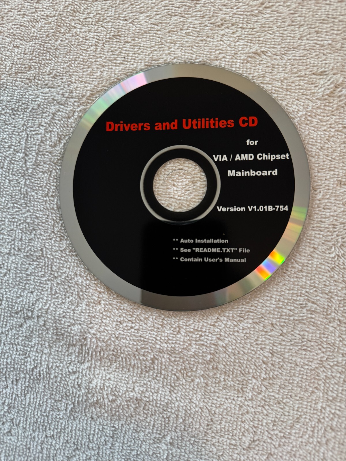 Drivers and Utilities CD for VIA/AMD Chipset Mainboard – CD ONLY!!
