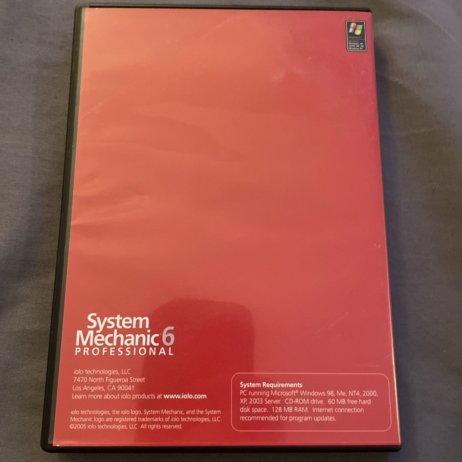 iolo System Mechanic 6 Professional Windows PC CD-Rom