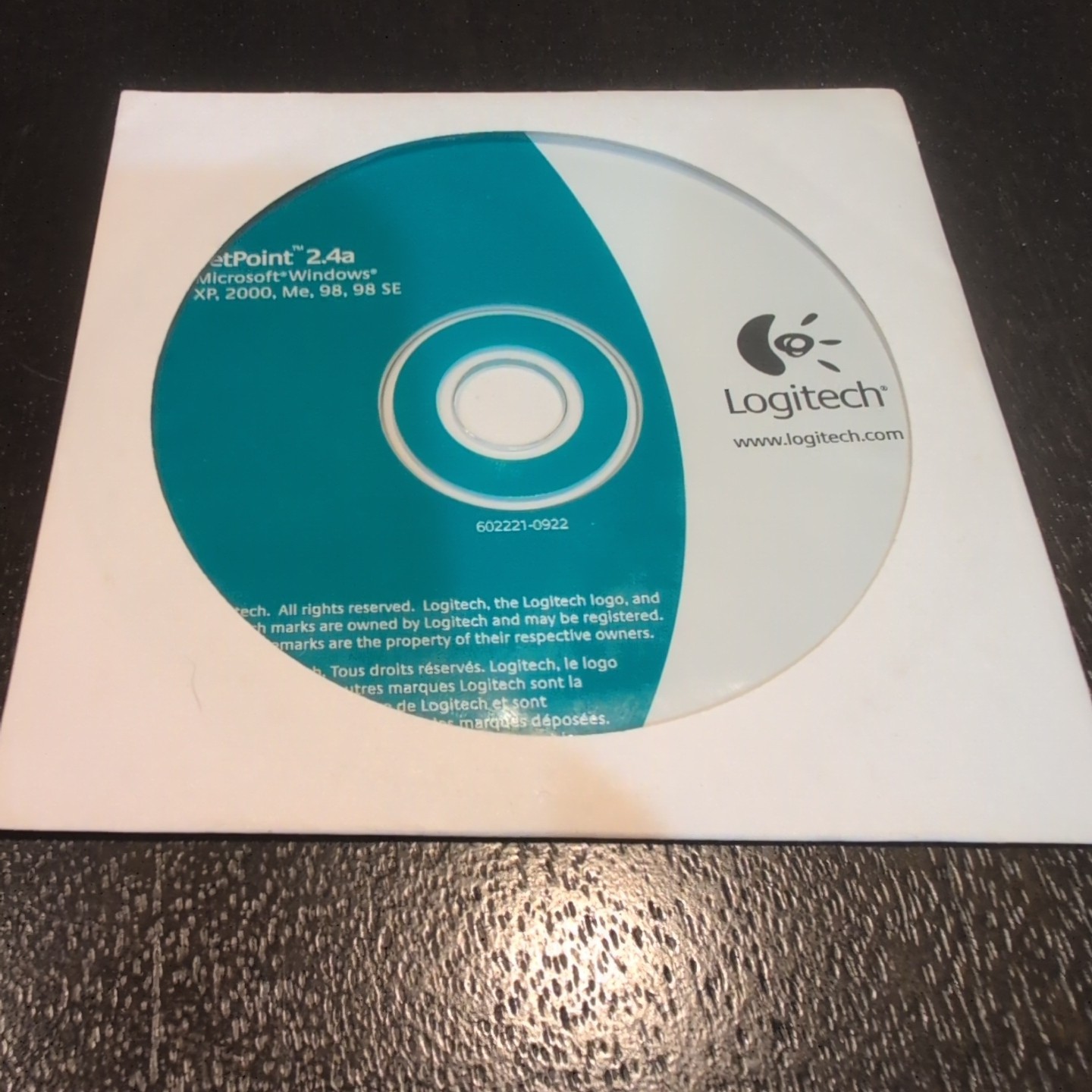 Logitech SetPoint 2.4a (CD, 2005) Tools Windows XP,2000, Me,98,98SE