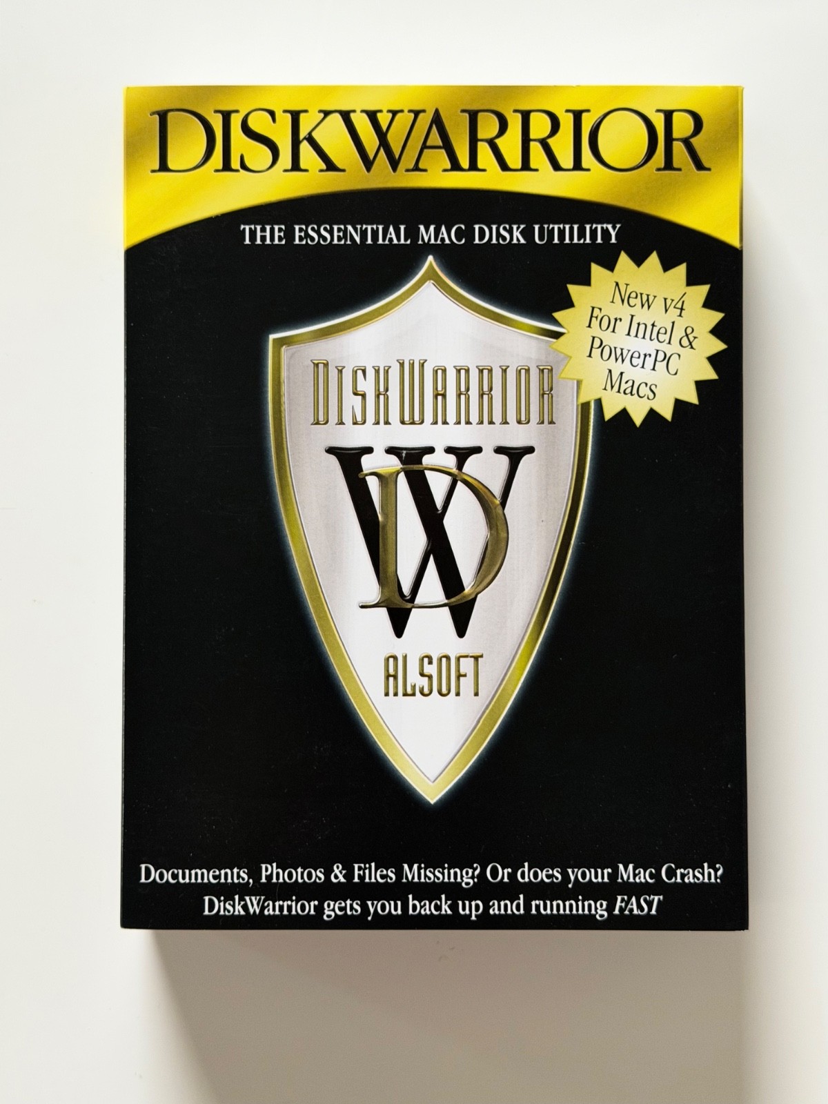 DiskWarrior 4.4 Rev 1109 DVD with box and all original packaging