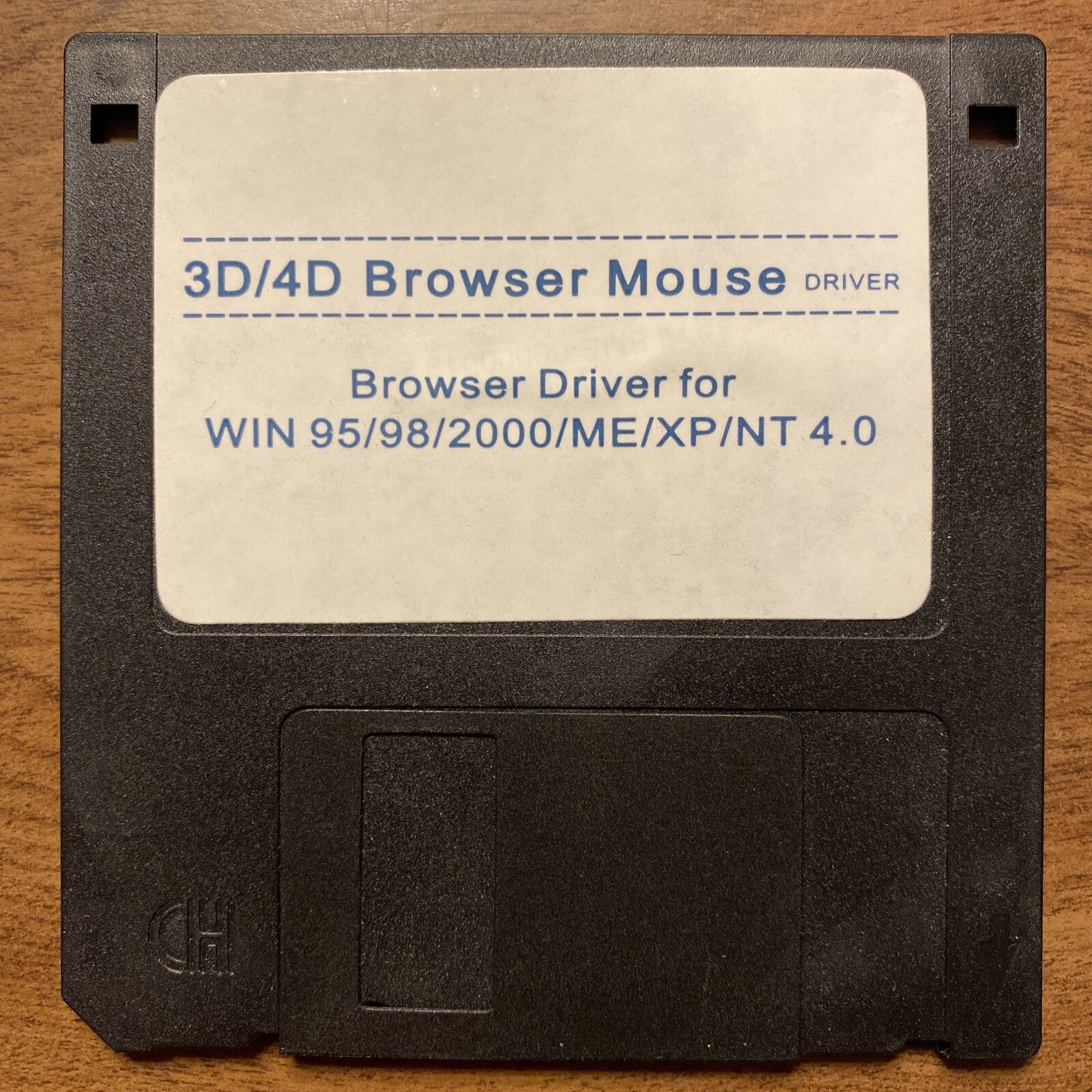 3D 4D Browser Mouse Driver Floppy Disk for Win 95 98 2000 ME XP NT 4.0 E2