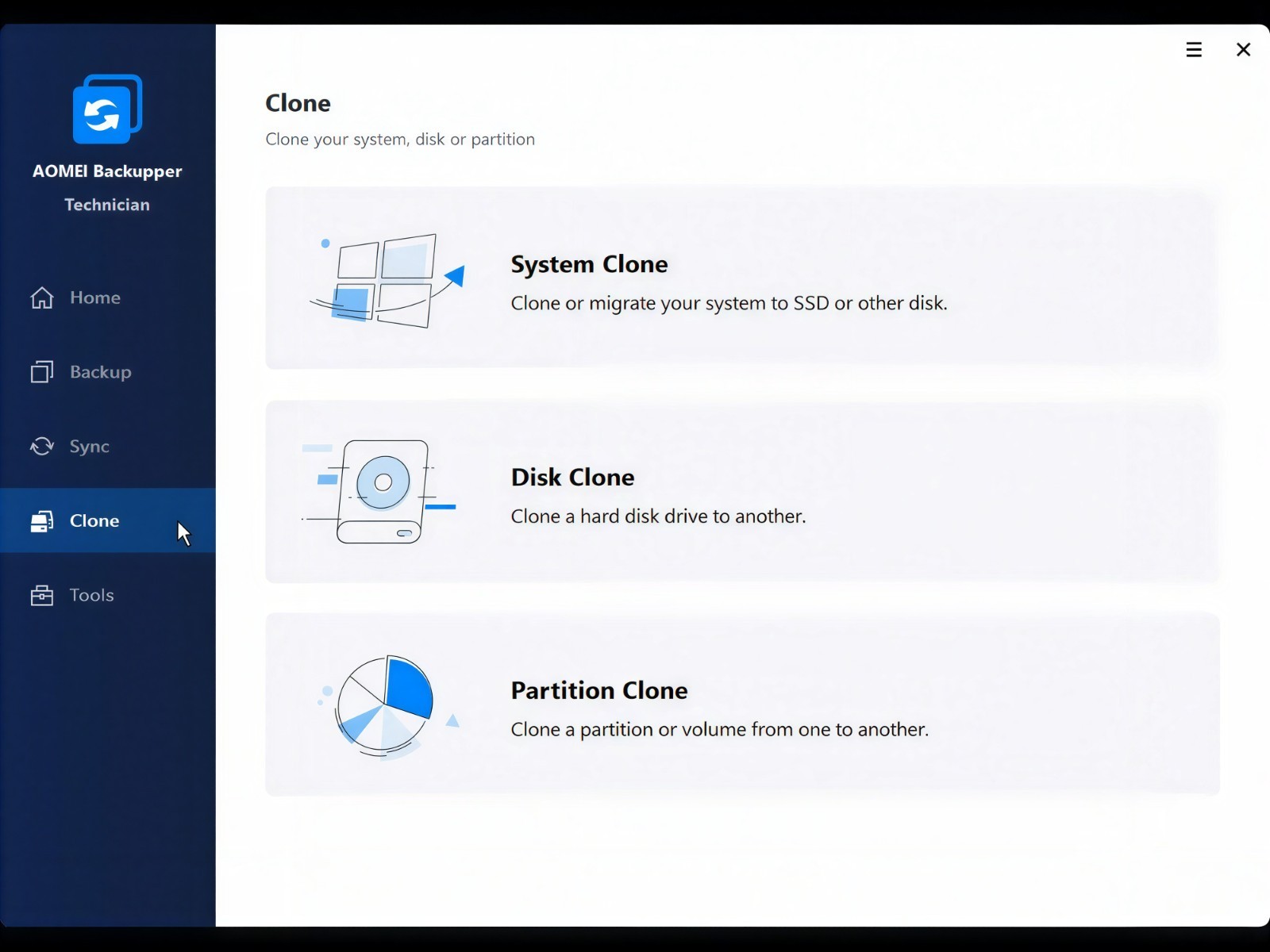 AOMEI Backupper Technician Edition Bootable DVD/USB