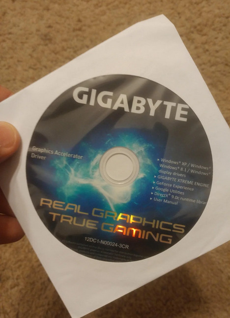 Gigabyte GPU Series 1xxx Drivers/Utilities CD 12dc1-n00024-3cr