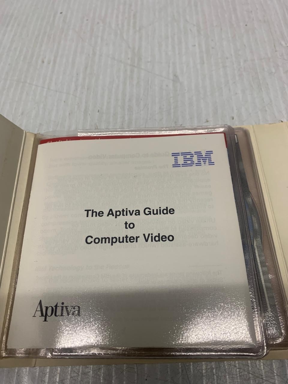 IBM Aptiva Computer Video Diagnostics and Utilities CD-ROM With Case FREE SHIPPI