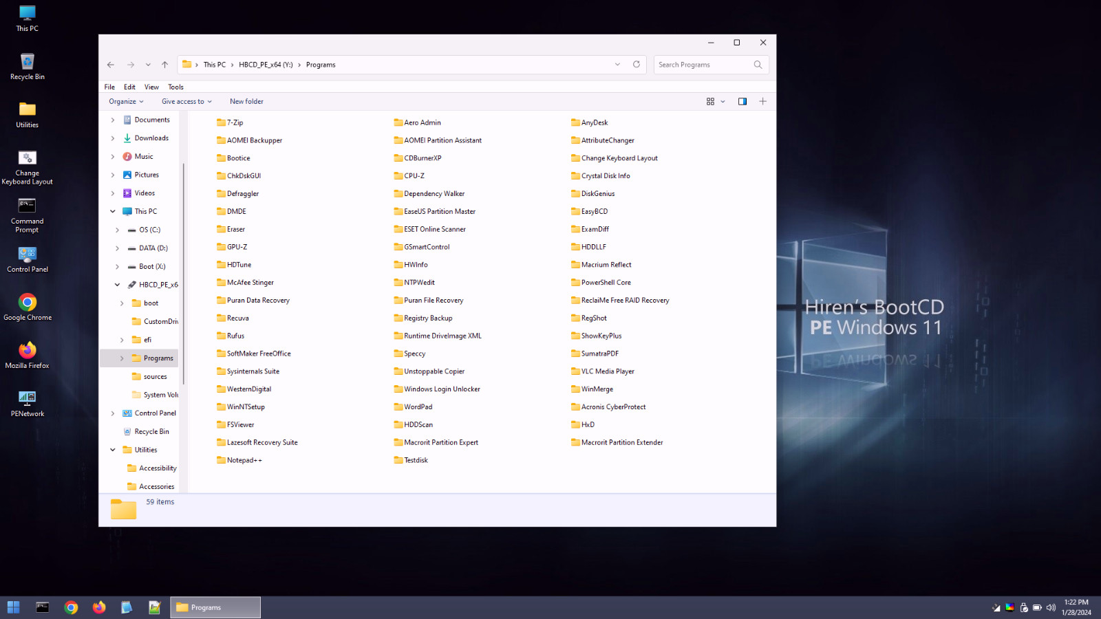 Hiren’s Boot USB 3.0 | 32GB | PC Repair, Recovery, Diagnostic, Tools + MORE