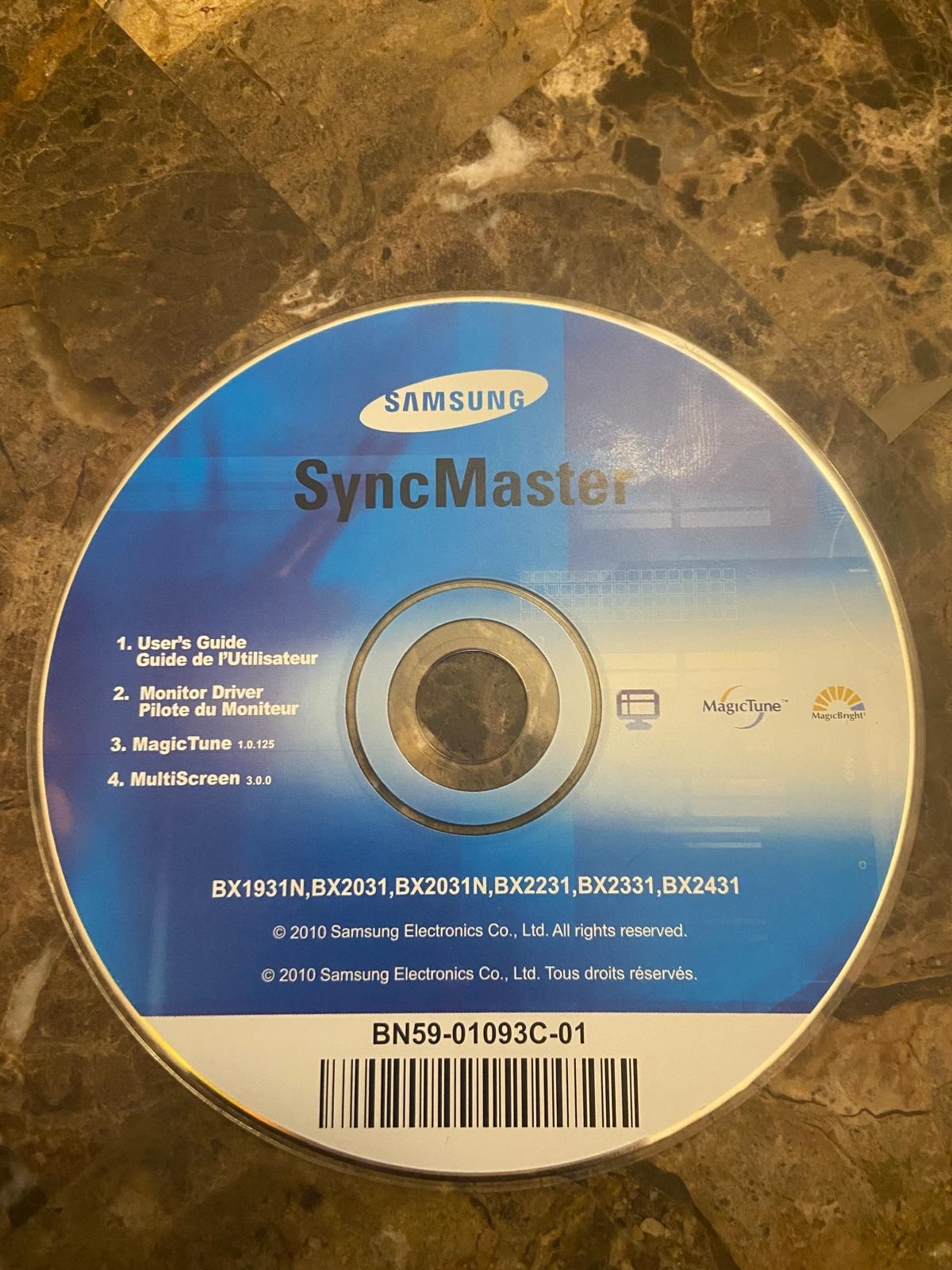 Samsung SyncMaster User’s Guide/Install Driver for TFT-LCD Monitor – DISC ONLY
