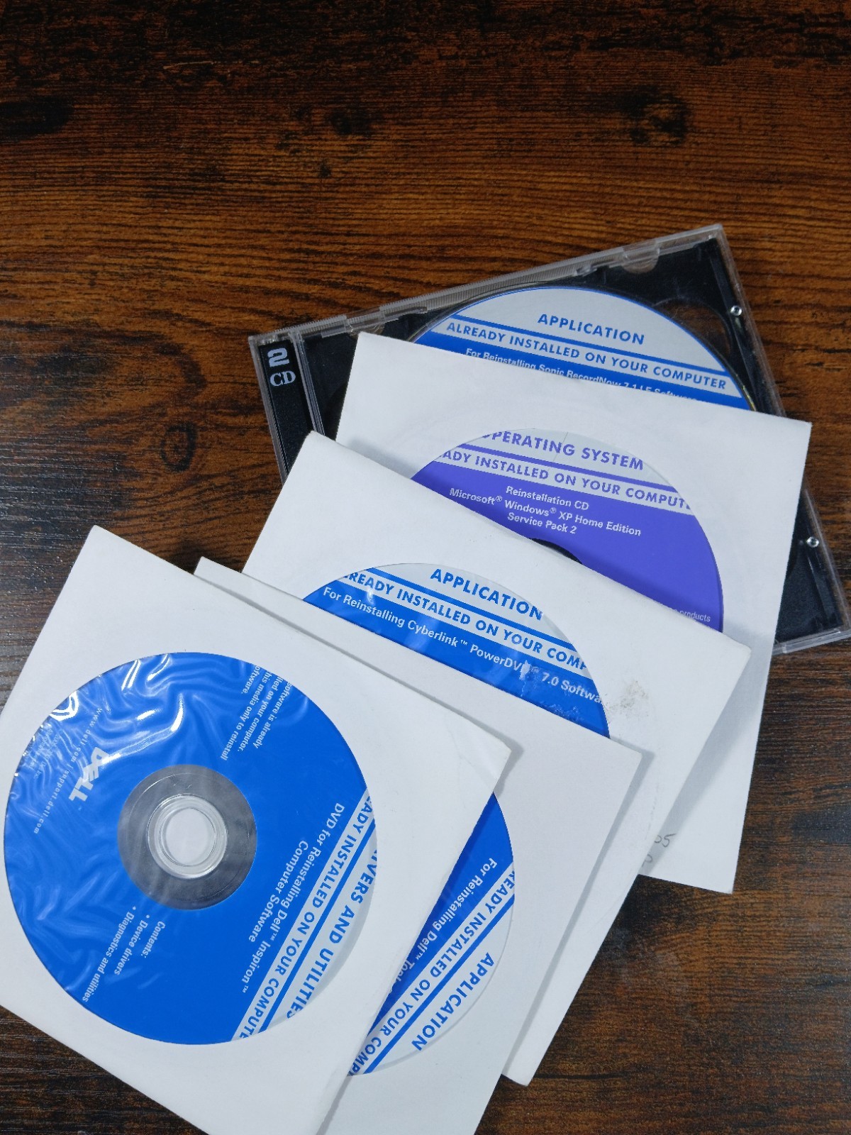 Dell Reinstall Disc Lot of 12 Data And OPERATING Sytems