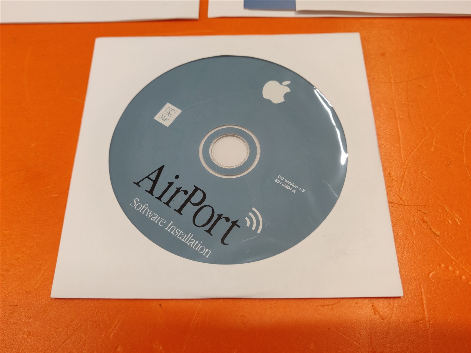 ⭐️⭐️⭐️⭐️⭐️ Sealed Apple AirPort Software Installation CD Version 1.3 & Papers