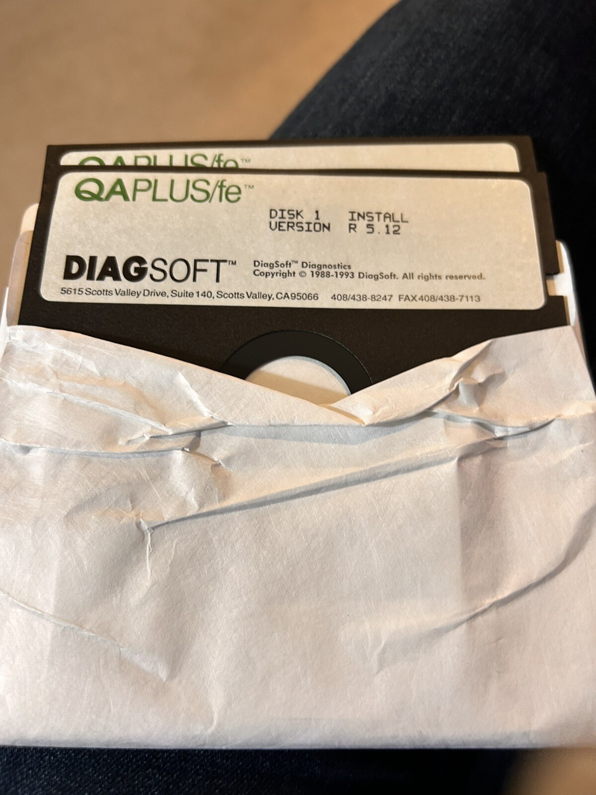 DiagSoft QAPlus Gateway2000 Utility Software Floppy Diskette 2 DOS Vintage 1993