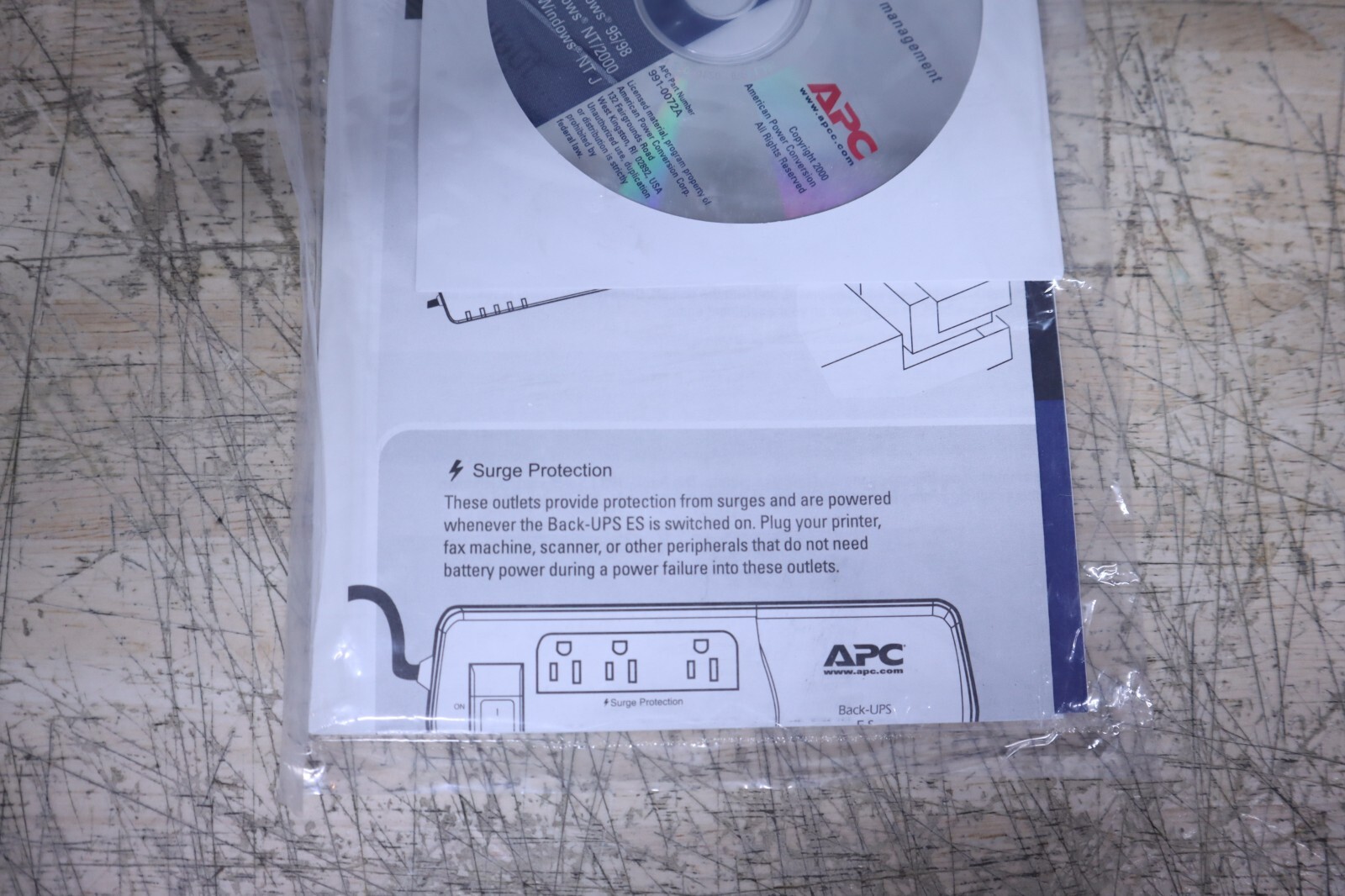 Nice New / NOS APC PowerChute Plus for Windows 3.x 95 98 NT 2000 ME CD-ROM – USA