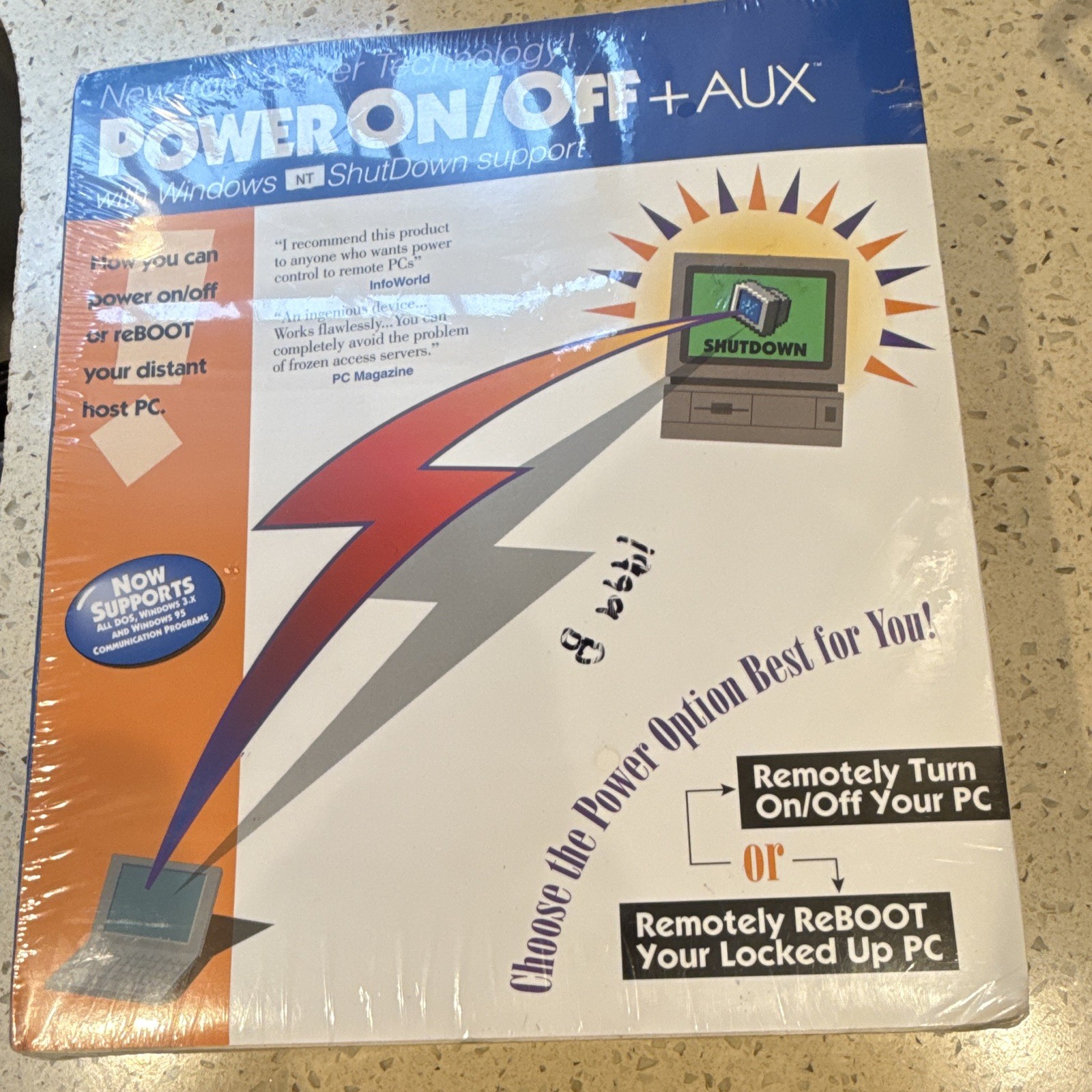 Network Power Technology Power On/Off + AUX Utility Suite for Windows NT PC