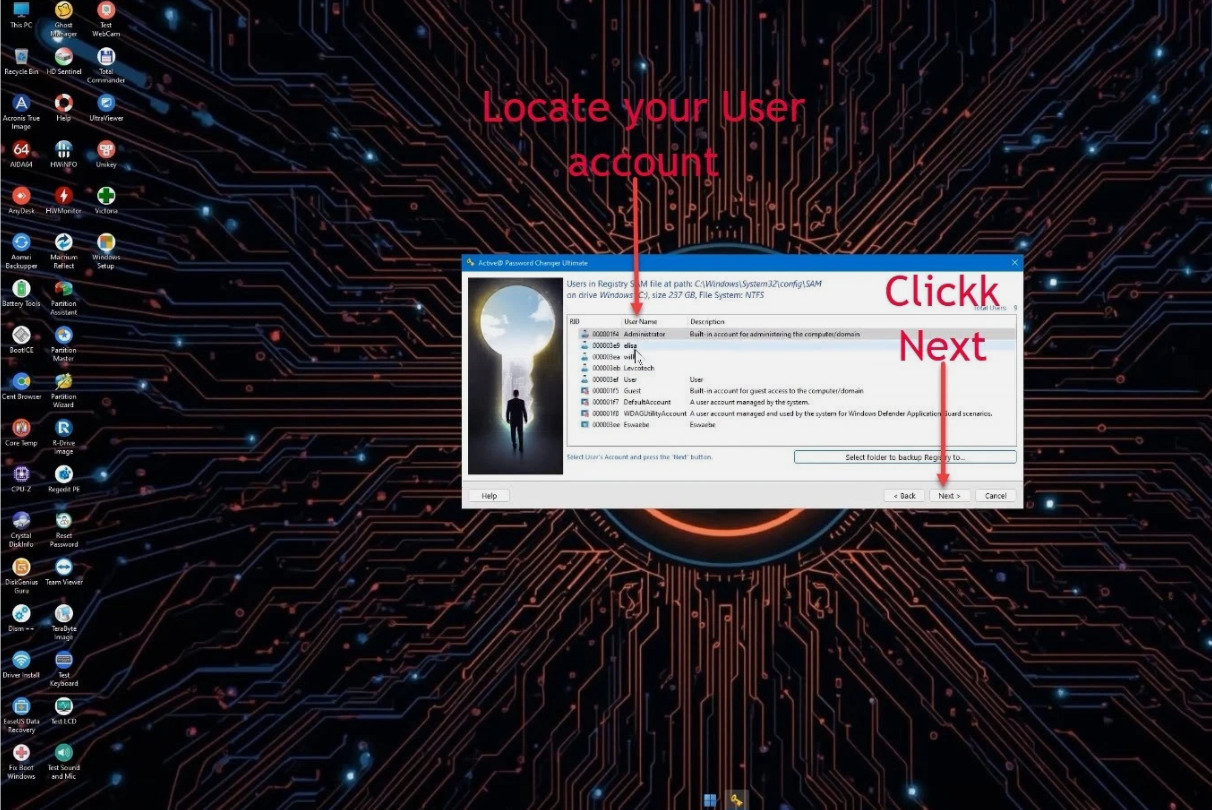 PC Repair Toolkit USB 2026 – User Account Tools