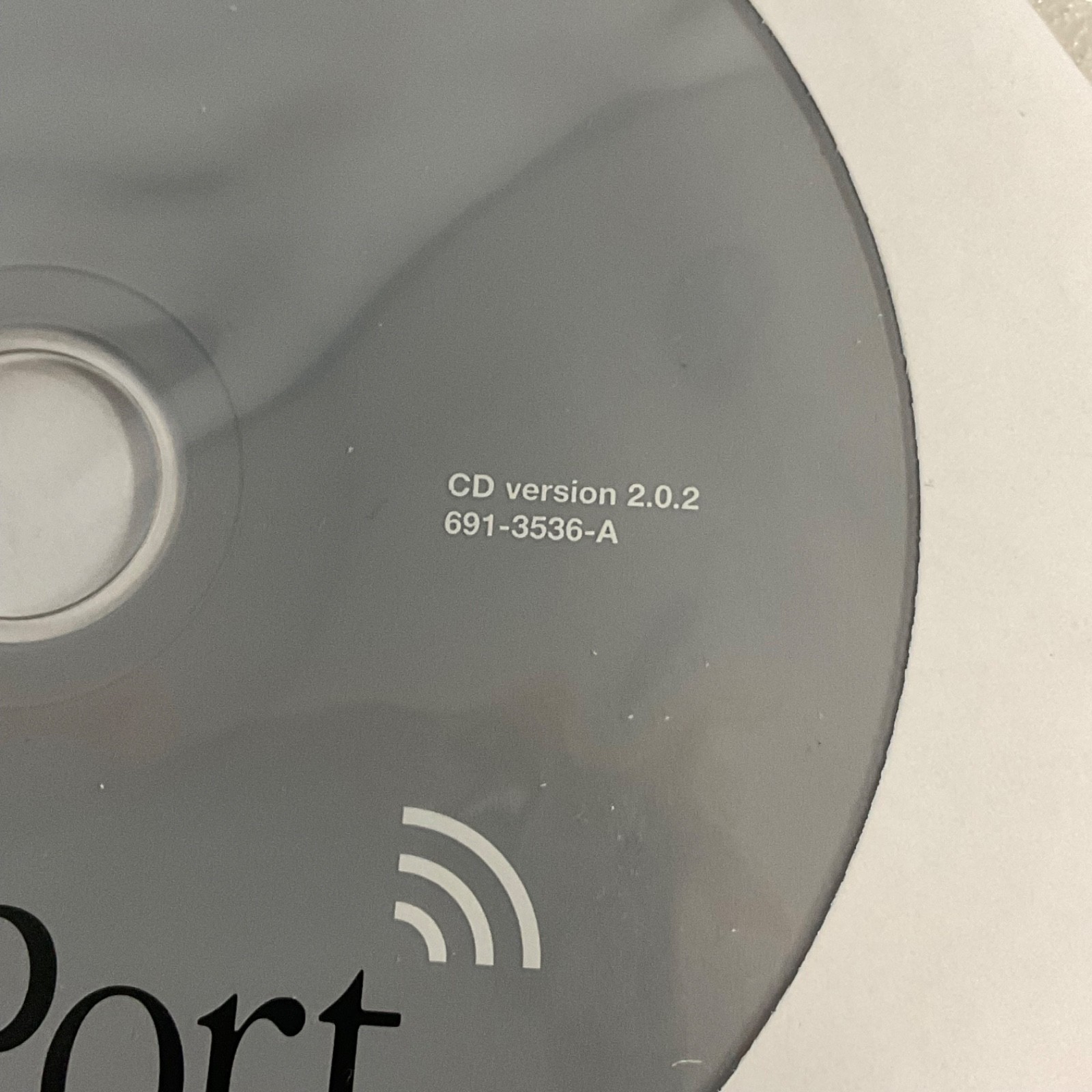 Macintosh AirPort Software Installation CD ROM Ver 2.0.2 691-3536-A