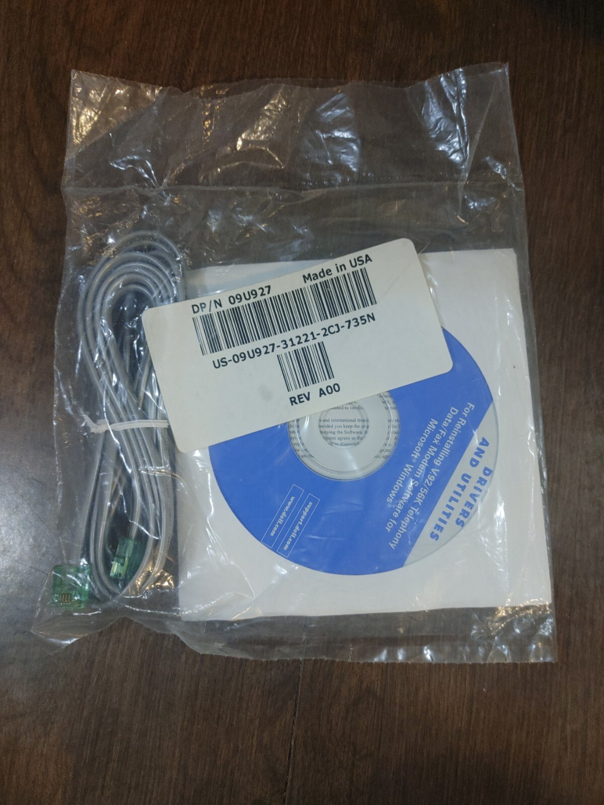 Drivers and utilities for reinstalling 3.92 / 56 K telephone & Data Fax Modem