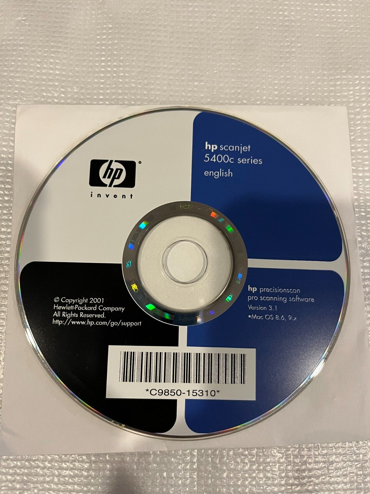 HP Scanjet 5400c Series CD-ROM for Mac OS