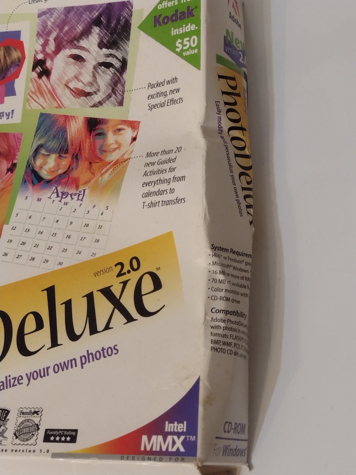 Adobe Photo Deluxe 2.0 For Windows CD-ROM . Vintage.