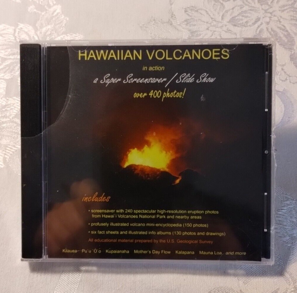 Hawaiian Volcanoes in action PC-CD for Windows – NEW CD in Case, Over 400 photos