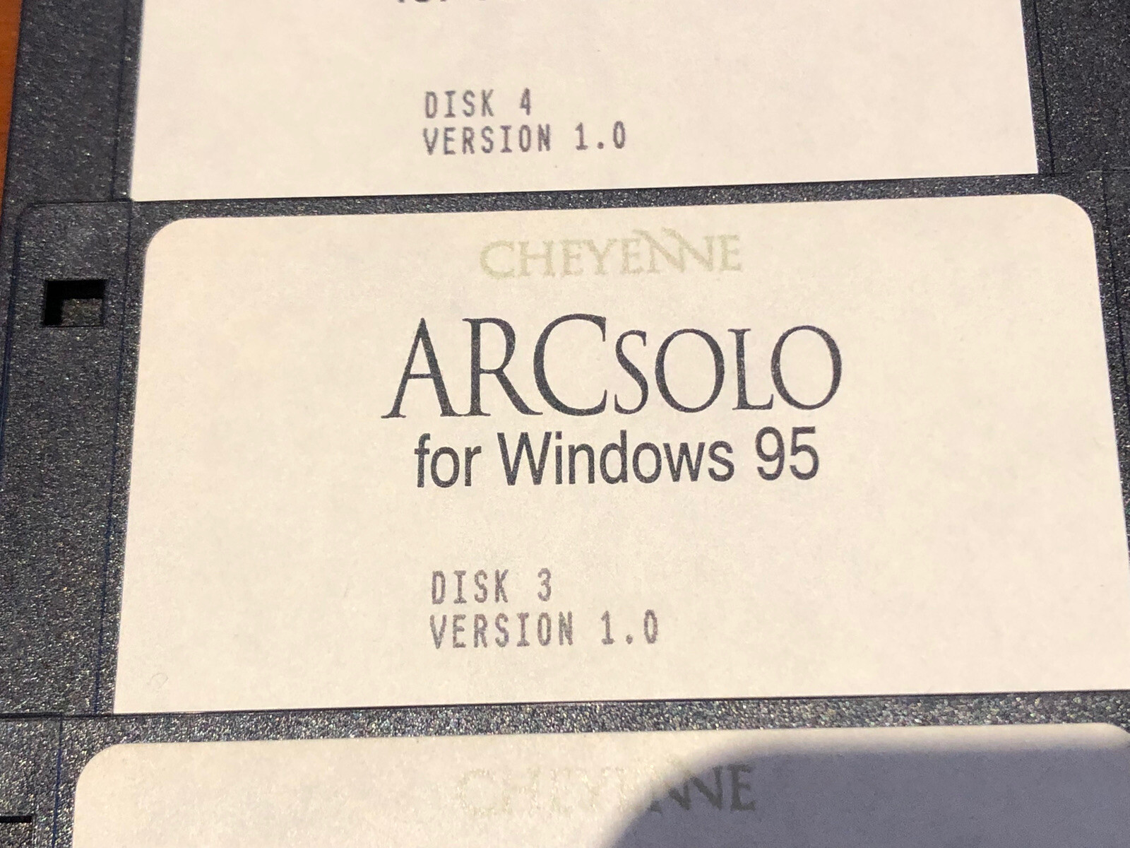 Cheyenne ARCsolo for Windows 1.0 Backup Software PC Workgroup for HP DAT Drive