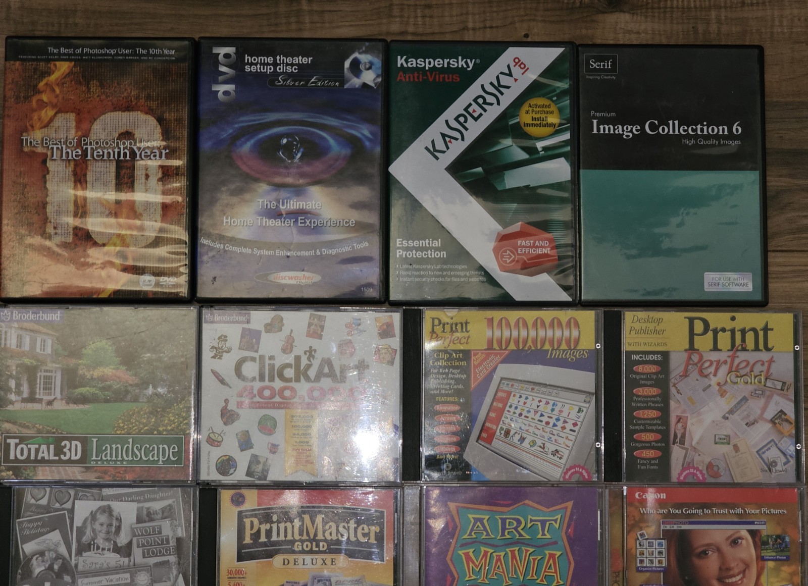 Lot of 27 program Installation, driver, software update CD-ROM discs