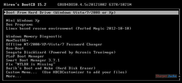 Hiren’s Boot CD – PC Repair, Virus Removal, Clone, Recovery, Password – USB