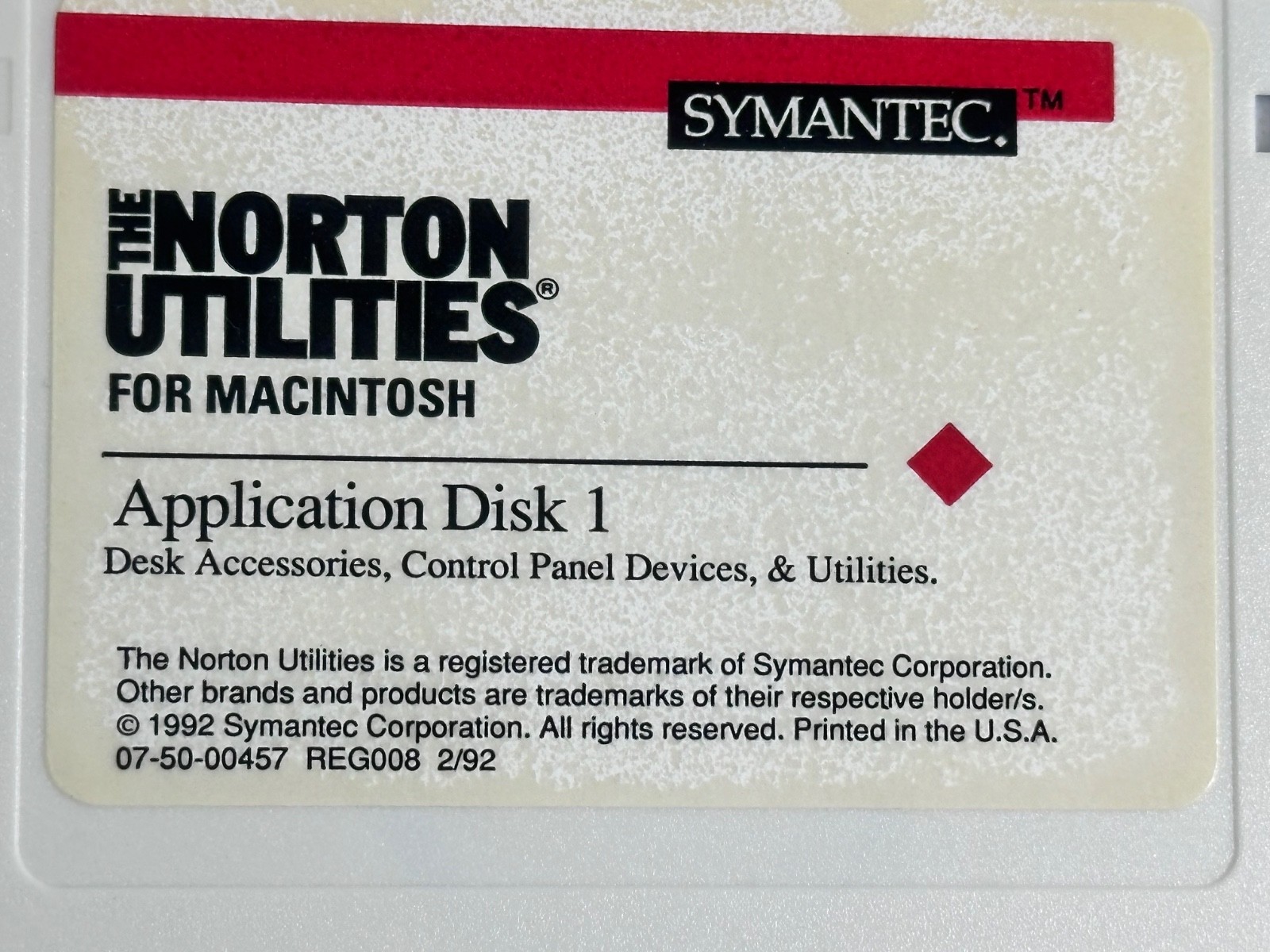 Symantec Norton Utilities Macintosh 2.0 Complete 6-Disk Set 3.5″ Floppies 1992