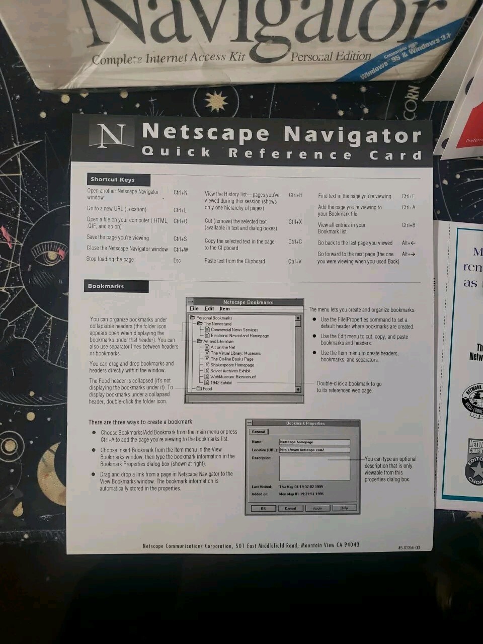 Vtg Netscape Navigator Personal Edition Windows 95+3.1 Rare Software 💾 Discs