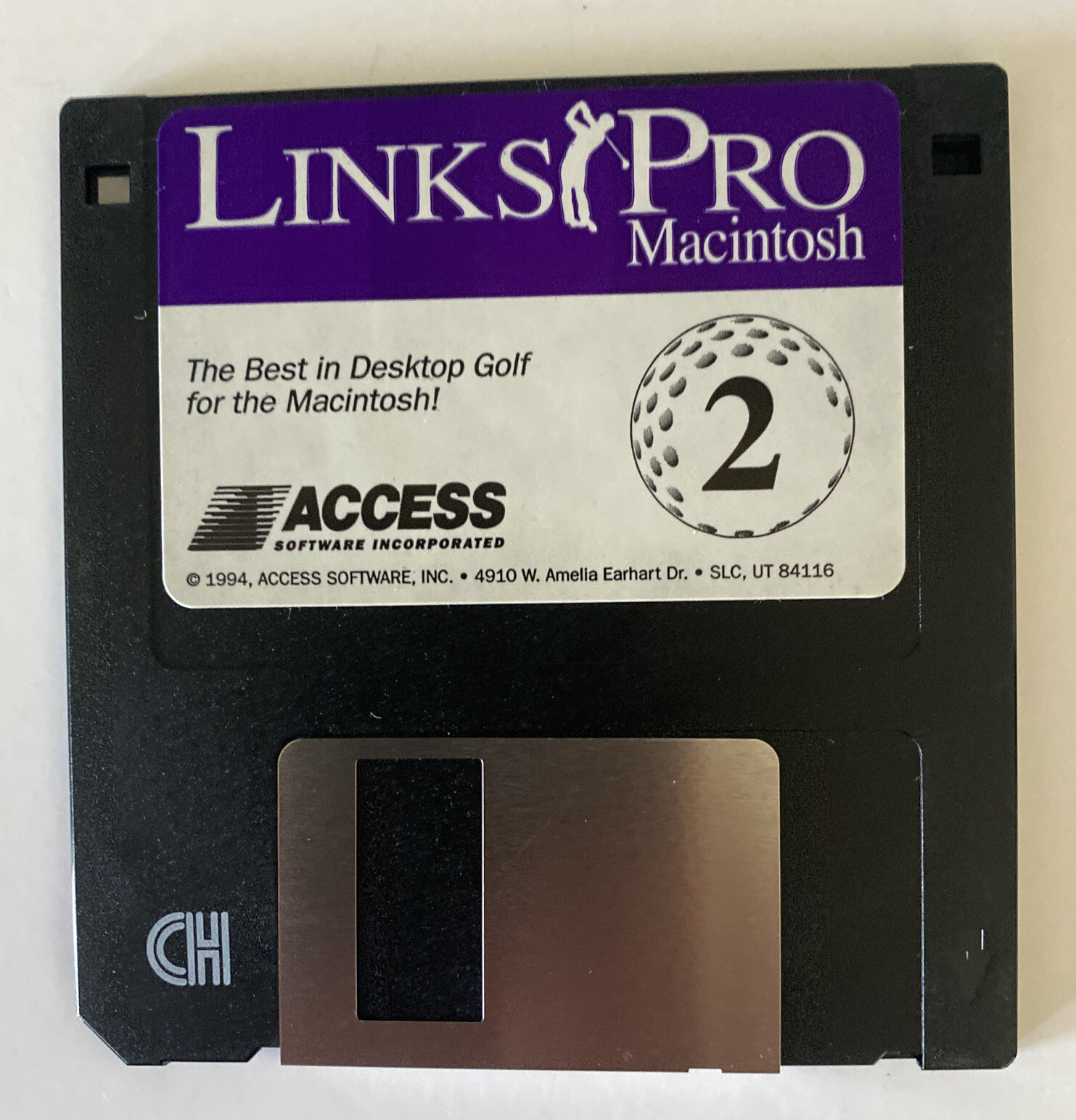 Links Pro Macintosh CD-Rom by ACCESS Software Inc 1994 Set of 3 CD’s Vintage