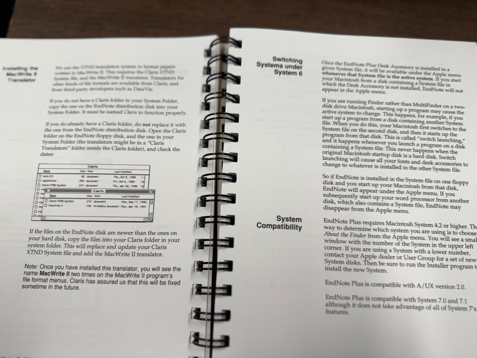 Vintage Macintosh software : ENDNOTE with manuals 3-1/2 disks