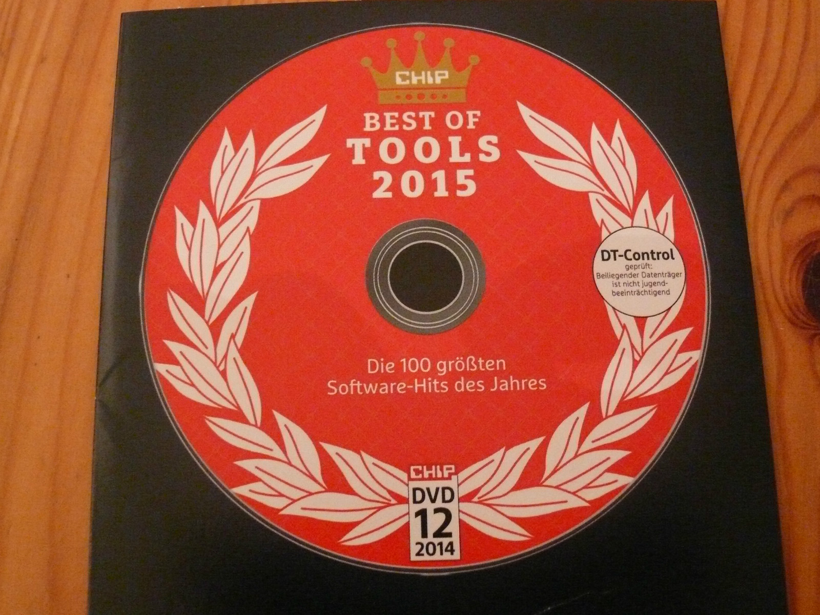 Chip-DVD Software: Best of Tools 2015, neu, unbenutzt, aus CHIP 12/2014
