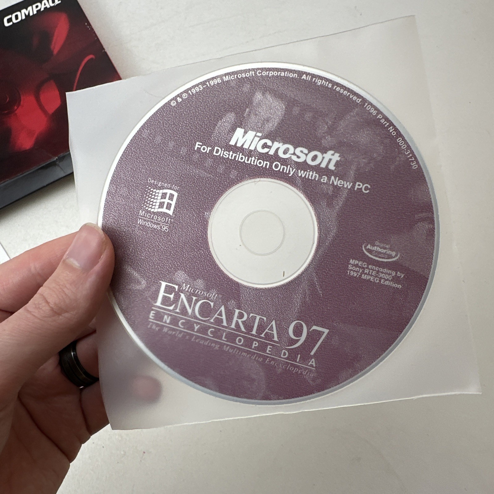 1997 QUICKRESTORE Compaq Presario 4500 Series PC Microsoft Software CD-ROMs