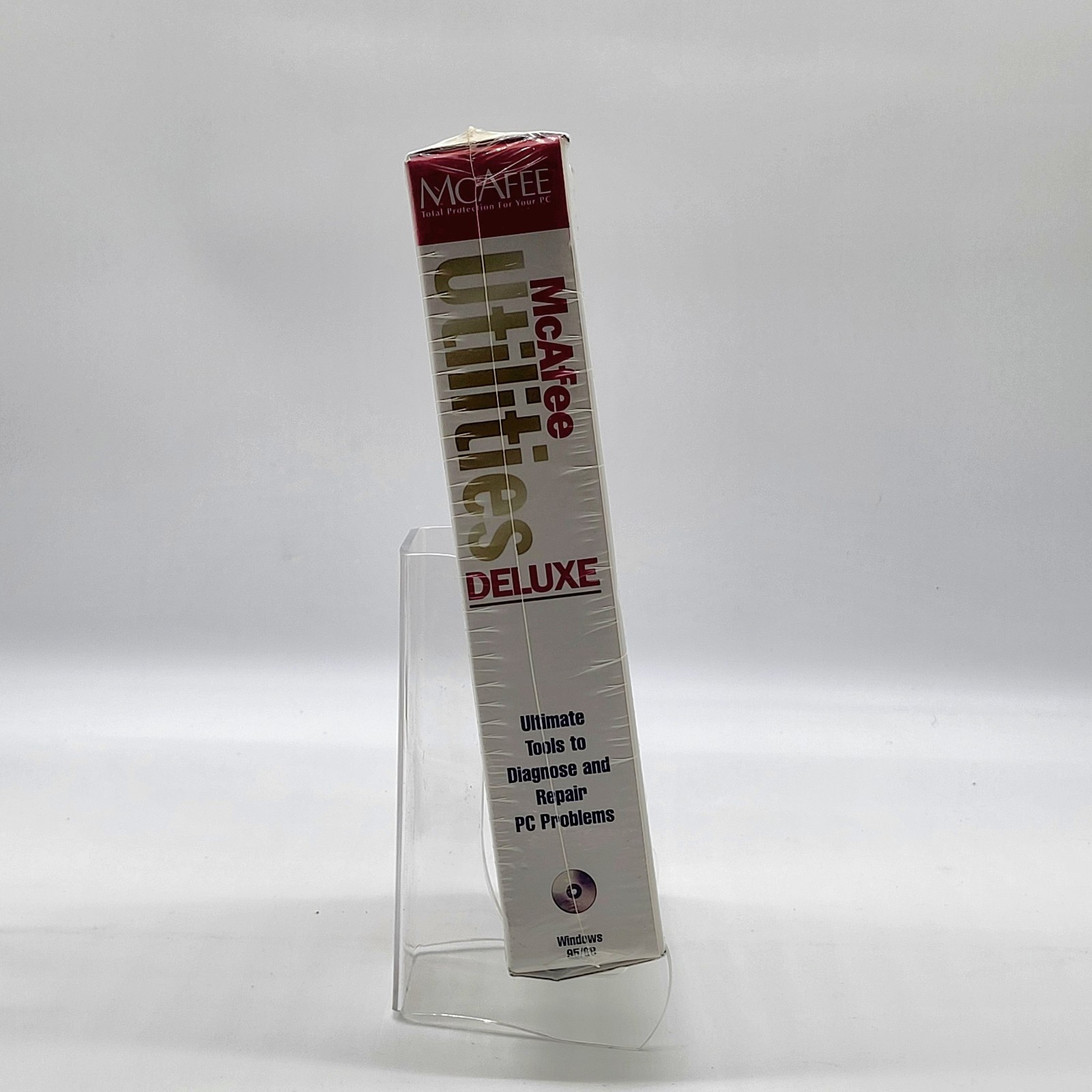 McAfee Utilities Deluxe Factory Sealed Win 95 98 VirusScan Y2K Big Box