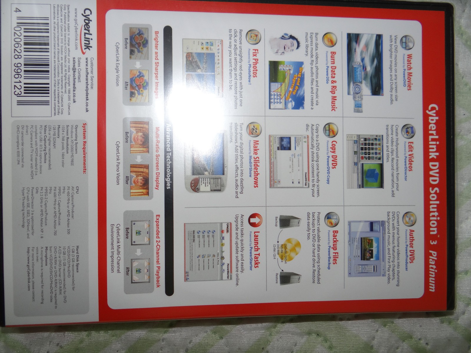 CyberLink DVD Solution Ultimate DVD Burning Creativity Suite 10 Application–NEW