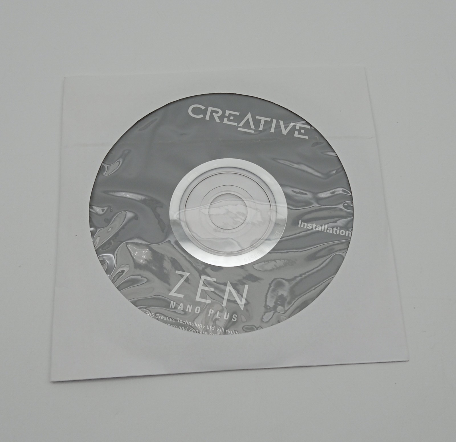 Creative Zen Nano Plus Installation CD Software Driver Disc Replacement 2005